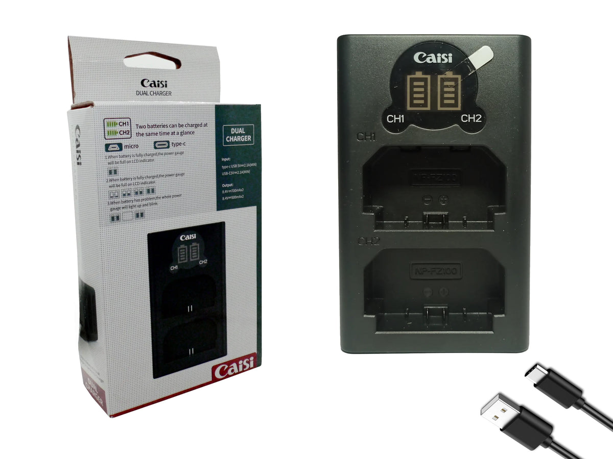 Sony FW50 Dual Charger CAISI Android and C-Type