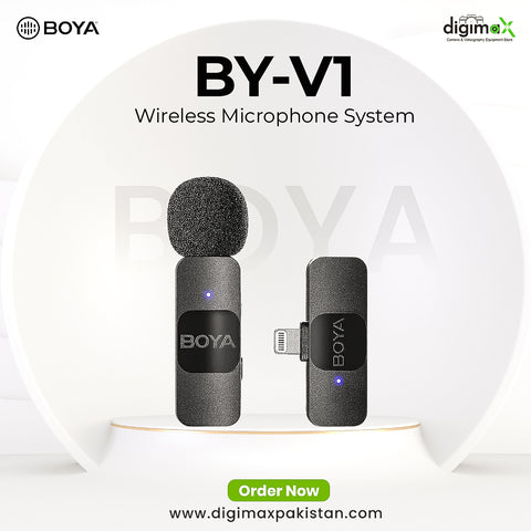 BOYA BY-V1 Wireless Microphone System