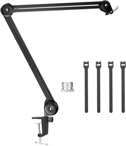 BOYA Microphone Boom Arm,Large Mic Arm (46 inch) with Desk Mount