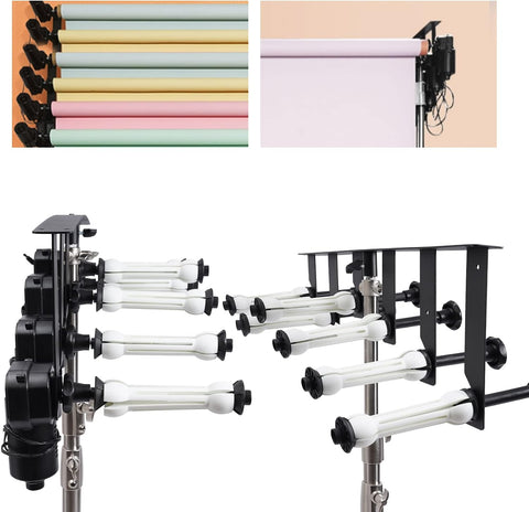 6 Roller Motorized Electric Wall Ceiling Mount Background Support System (without backdrop)