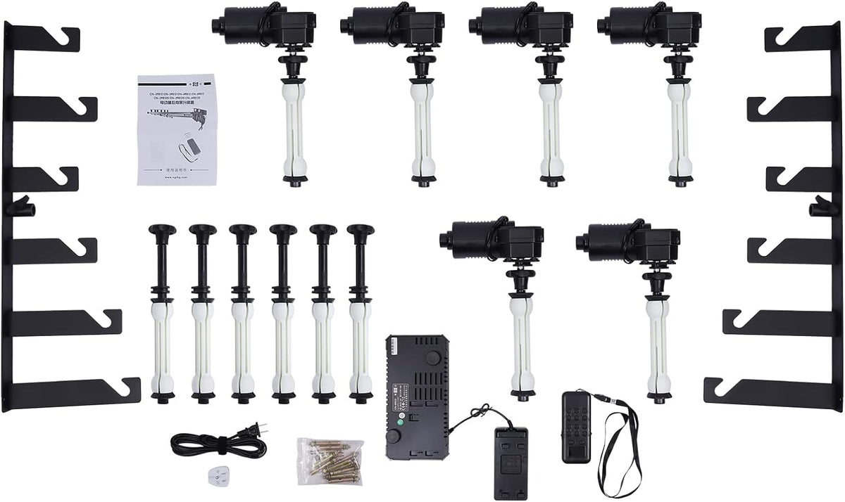 6 Roller Motorized Electric Wall Ceiling Mount Background Support System (without backdrop)