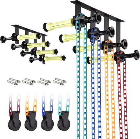 4 Roller Backdrop Support System Wall Ceiling Mount Studio Live Stream Video Studio Photography Background Holder Kit