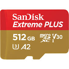 SanDisk 512GB 190MB/S Extreme microSDXC UHS-I Memory Card