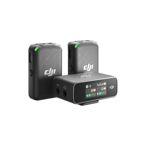 DJI Mic for 2 Person Compact Digital Wireless Microphone System/Recorder for Camera & Smartphone (2.4 GHz)  USED 4VGZL2H0031X7Z