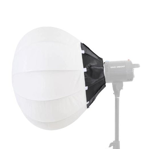 65cm Foldable Lantern Softbox Ball Shape Soft Box w/ Bowens Mount Portable for Speedlite Studio Strobe Flash Light