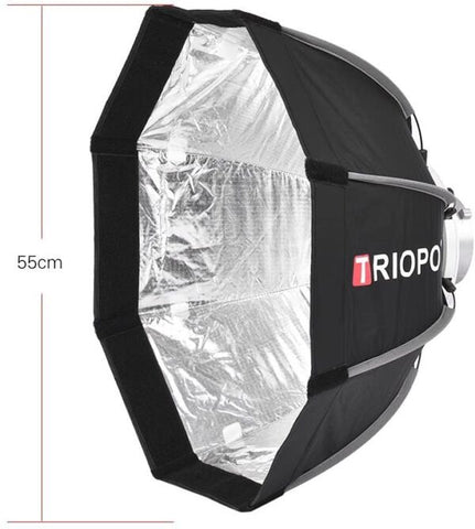 Triopo Octa Universal Folding Softbox 55cm For Flash