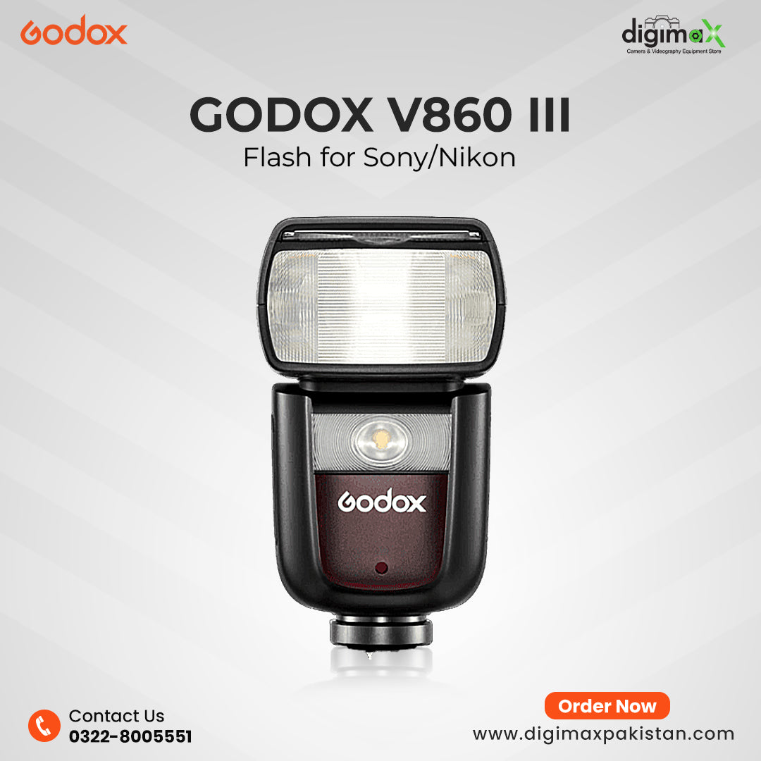 Godox V860 III Nikon TTL Li-Ion Flash Kit for Nikon Cameras